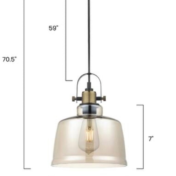 2 Light society pendants. Brand new, never used!! $40per or both for $75 - Picture 3 of 3